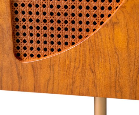 Buffet Okka Imbuia - Natural e Dourado | Westwing