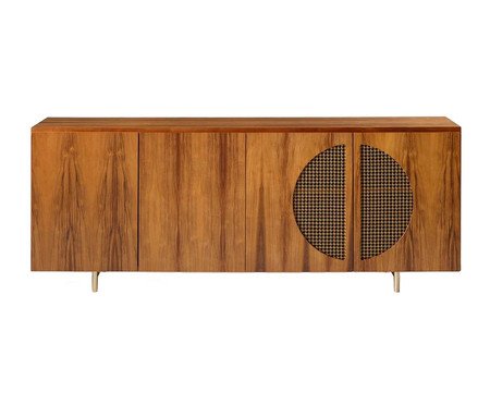 Buffet Okka Imbuia - Natural e Dourado | Westwing