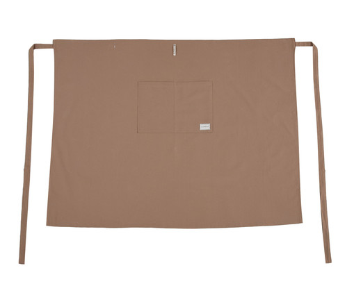 Avental de Cintura com Linho Zurique - Marrom, brown | WestwingNow