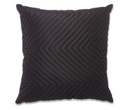 Almofada em Microfibra Zig Zag Preto - 45x45 cm | WestwingNow