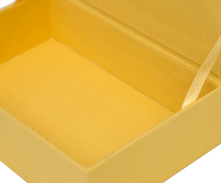Caixa Decorativa Gelb - Amarelo | WestwingNow