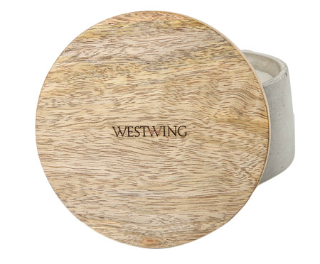 Vela Decorativa Sienna Cinza - 354G | WestwingNow
