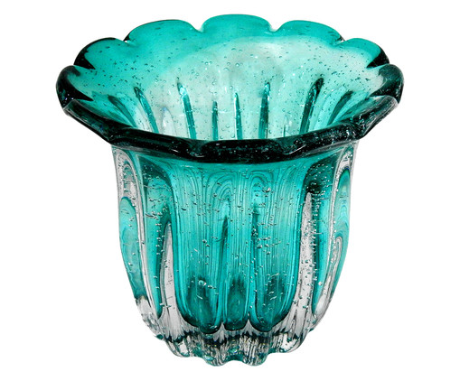 Vaso em Vidro Evie - Azul, Azul | WestwingNow