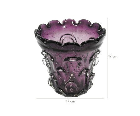 Vaso em Vidro Jade - Roxo | Westwing
