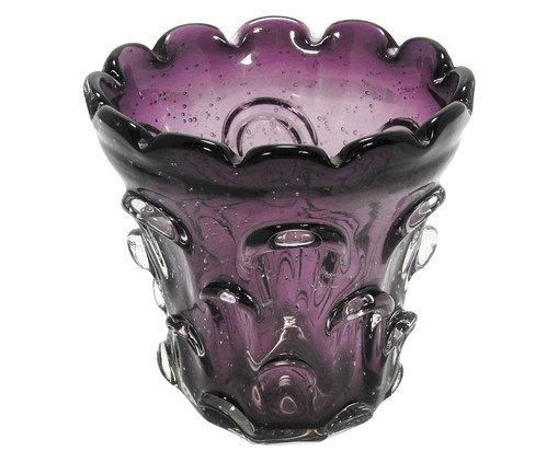 Vaso em Vidro Jade - Roxo, Roxo | WestwingNow