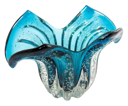 Vaso em Vidro Isabelle - Azul, Azul | WestwingNow