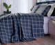 Duvet Essencialle Grid - Marinho, Azul | WestwingNow