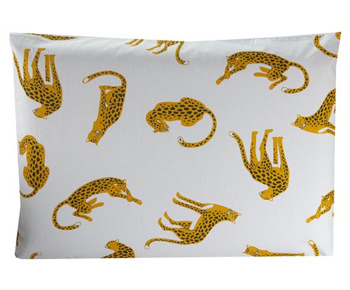 Fronha Tous Les Jours Arretado - 200 Fios, Azul | WestwingNow