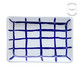 Petisqueira Artesanal Grid - Branco e Azul Cobalto, Azul | WestwingNow