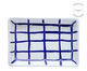 Petisqueira Artesanal Grid - Branco e Azul Cobalto, Azul | WestwingNow