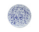 Prato para Sobremesa Artesanal Constelação - Branco e Azul Cobalto, Azul | WestwingNow