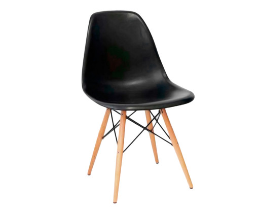 Cadeira Eames Wood - Preta, Branco, Marrom, Colorido | WestwingNow