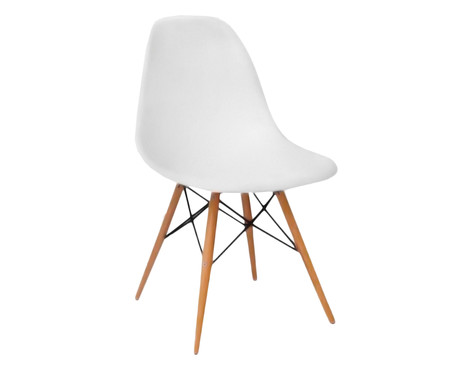 Cadeira Eames Wood - Branca | WestwingNow