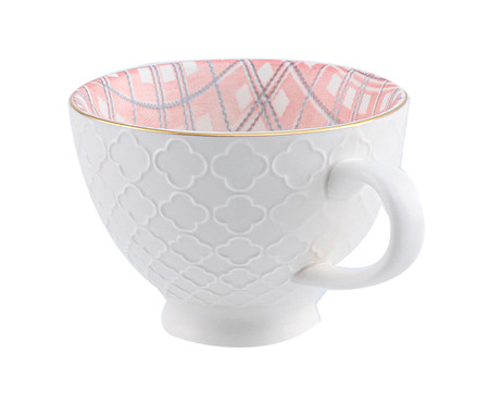 Xícara para Chá em Porcelana Nati - Rosa | WestwingNow