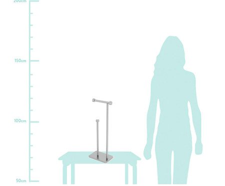Porta Papel Higienico Iara - Prata | Westwing