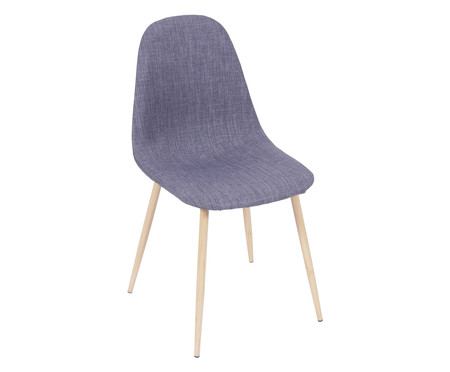 Cadeira em Linho Layla - Azul | WestwingNow