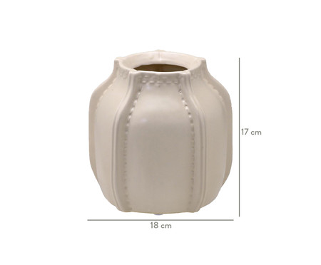 Jogo de Vasos em Cerâmica Ivete -  Bege | WestwingNow