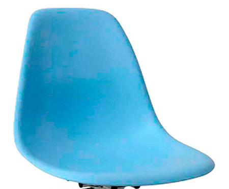 Cadeira com Rodízios Eames - Azul Claro | WestwingNow