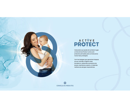 Colchão Active Protect Purotex - Bege | WestwingNow