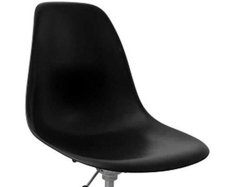 Cadeira com Rodízios Eames - Preta | WestwingNow