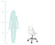 Cadeira com Rodízios Eames - Branca, Branco, Prata / Metálico, Colorido | WestwingNow