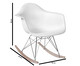 Cadeira de Balanço Finella Wood - Branca, Branco, Colorido | WestwingNow