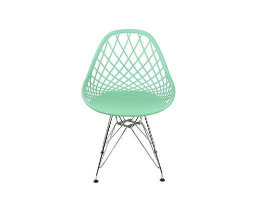 Cadeira Base Cromada Uller - Verde Menta, Verde | WestwingNow