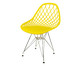 Cadeira Base Cromada Uller - Amarelo, Amarelo | WestwingNow