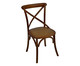 Cadeira de Madeira Cross - Caramelo, Natural | WestwingNow