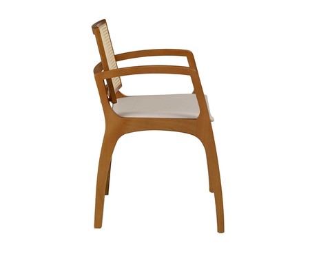 Cadeira com Braço Fuanti - Freijó | WestwingNow