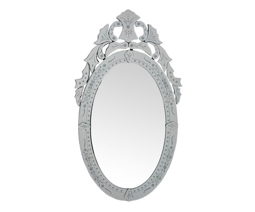Espelho de Parede Veneziano Amin - Prateado, Espelhado | WestwingNow