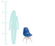Cadeira Eames Wood - Azul Marinho, Azul | WestwingNow