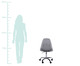 Cadeira com Rodízios Eames - Fumê, Branco, Colorido | WestwingNow