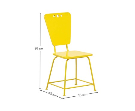 Cadeira Charmant - Amarelo | WestwingNow