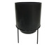 Cachepot Britto III - Preto, Preto | WestwingNow