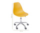Cadeira com Rodízios Eames - Amarela, Amarelo | WestwingNow
