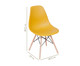 Cadeira Eames Wood - Açafrão, Amarelo | WestwingNow