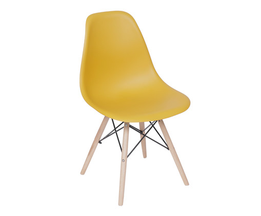 Cadeira Eames Wood - Açafrão, Amarelo | WestwingNow