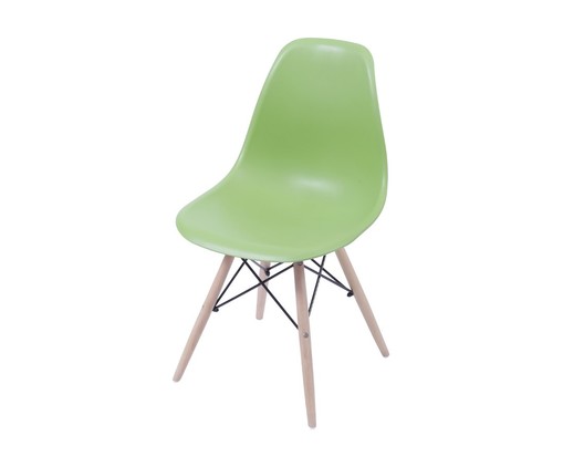 Cadeira Eames Wood - Verde Oliva, Branco, Marrom, Colorido | WestwingNow