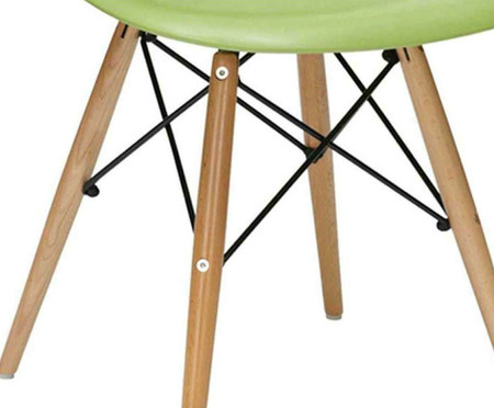 Cadeira Eames Wood - Verde Oliva | WestwingNow