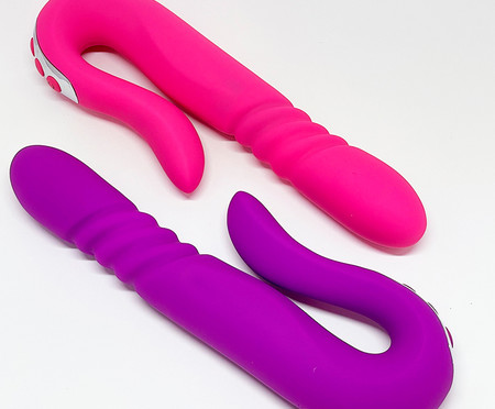 Vibrador Vai e Vem 9 vibrações Deluxe - Rosa | Westwing