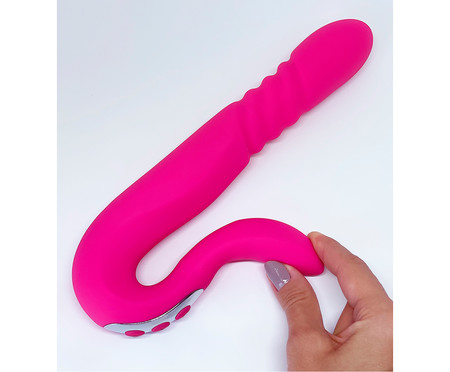 Vibrador Vai e Vem 9 vibrações Deluxe - Rosa | Westwing