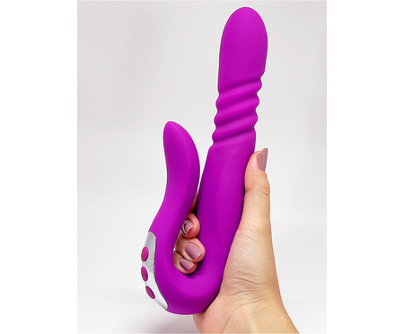 Vibrador Vai e Vem 9 vibrações Deluxe - Roxo | WestwingNow