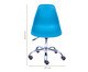 Cadeira com Rodízios Eames - Azul Petróleo, Branco, Colorido | WestwingNow