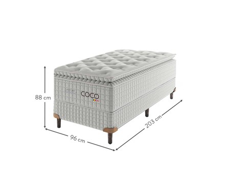 Colchão + Box Active Sensitive Coco - Branco | WestwingNow