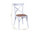 Cadeira de Madeira Cross - Branca, Branco, Colorido | WestwingNow
