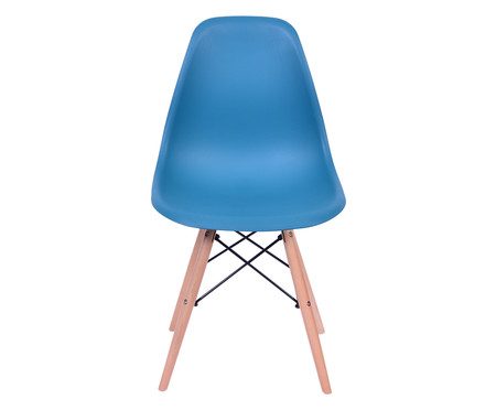 Cadeira Eames Wood - Azul Petróleo | WestwingNow