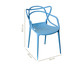Cadeira Allegra - Azul, Azul, Colorido | WestwingNow