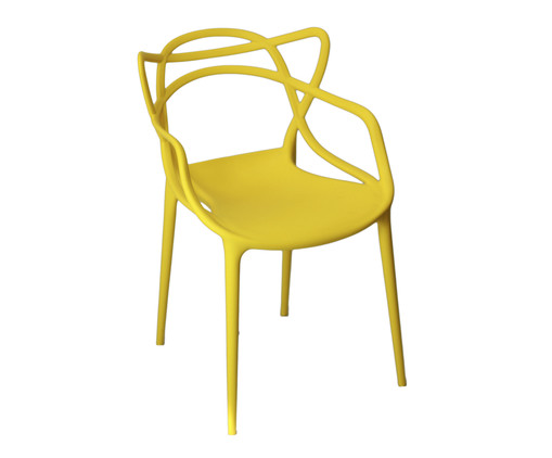 Cadeira Allegra - Amarela, Amarelo, Colorido | WestwingNow