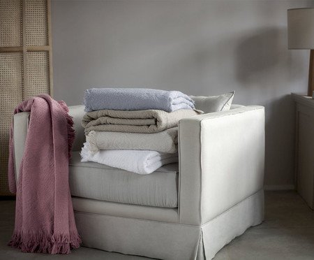 Cobre-Leito Medalhão - Branca | Westwing